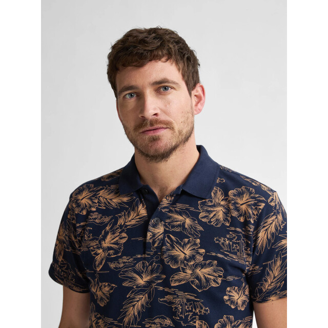 Petrol Industries Heren polo m-1050-pol911 5178 navy blue Petrol M 1050 POL911 5178NavyBlue large