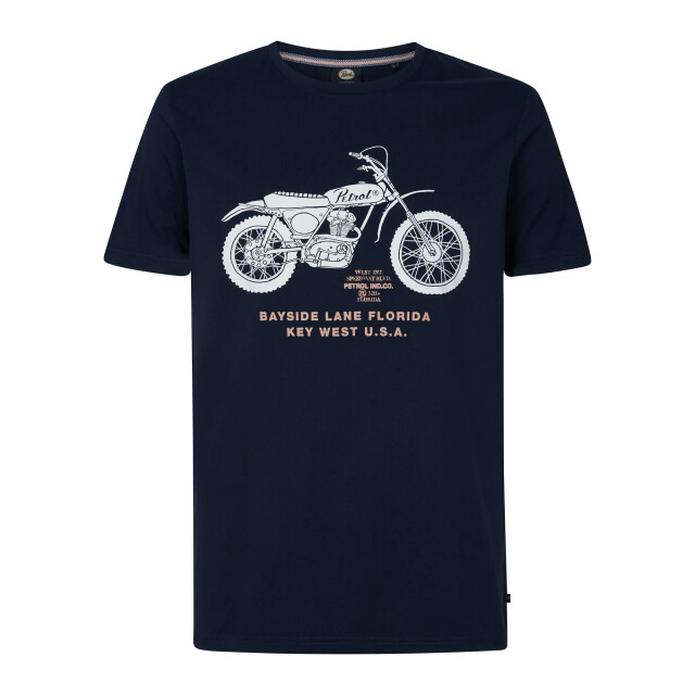 Petrol Industries Heren shirt- m-1050-tsr707 5178 navy blue Petrol M 1050 TSR707 5178NavyBlue large