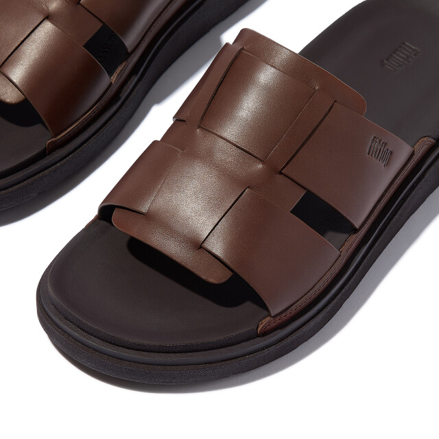 FitFlop Gen-ff mens leather fishmerman slides IZ5 large