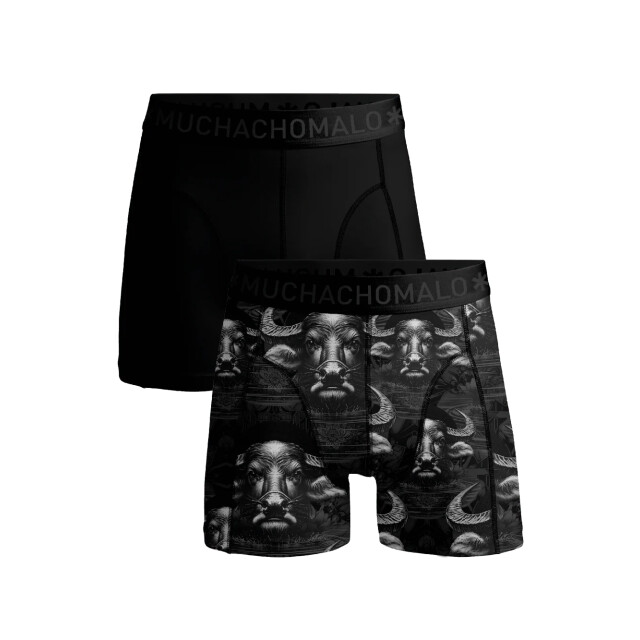 Muchachomalo Jongens 2-pack boxershorts cotton modal WATERBUFFALO1010-01J large
