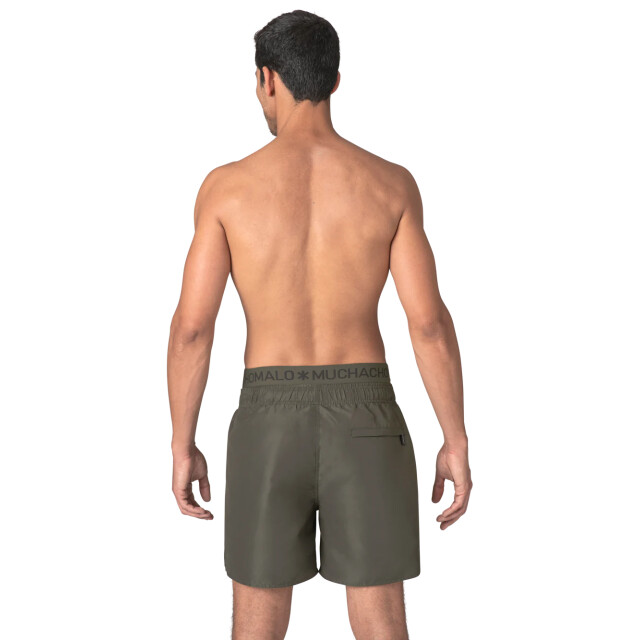 Muchachomalo Heren zwembroek leger + gratis microfiber boxershort SOLID2062-45 large
