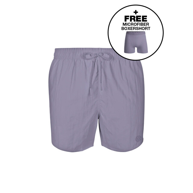 Muchachomalo Jongens zwembroek + gratis microfiber boxershort SOLID2062-53J large