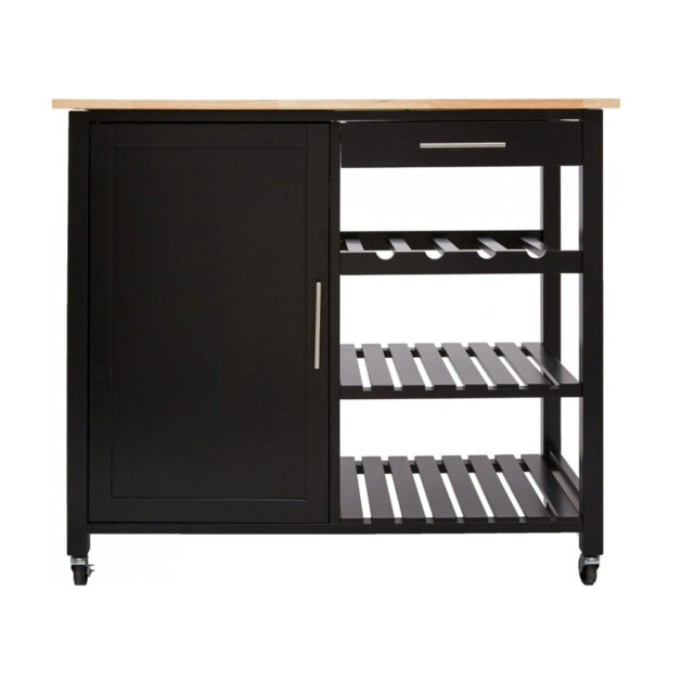 5Five ® luxe grote houten keukentrolley - 3156438 large