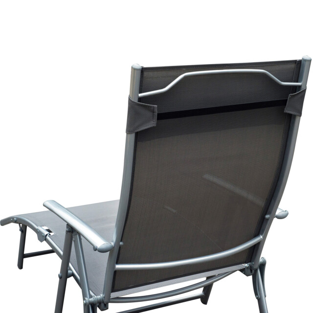 4goodz Comfortabele zonnebed 7-standen textileen ligbed - 3156458 large