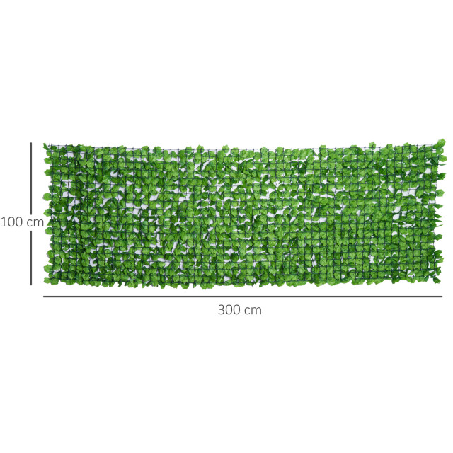 4goodz Kunsthaag privacyhaag 300x100 cm 844-202 licht 3156459 large