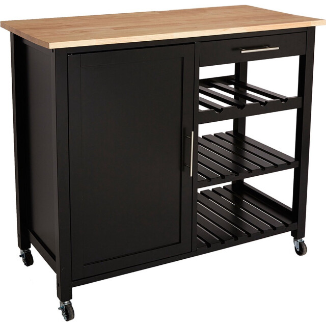 5Five ® luxe grote houten keukentrolley - 3156438 large
