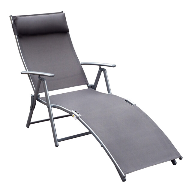 4goodz Comfortabele zonnebed 7-standen textileen ligbed - 3156458 large
