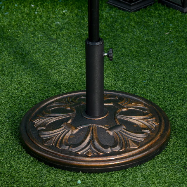 4goodz Parasolvoet 13 kg cement 48x34 cm parasols Ø35/Ø38/Ø48 mm 3156461 large