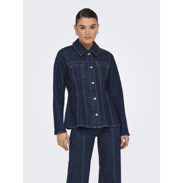 Only Onlelle l/s fitted dnm jacket gua 15355061 large