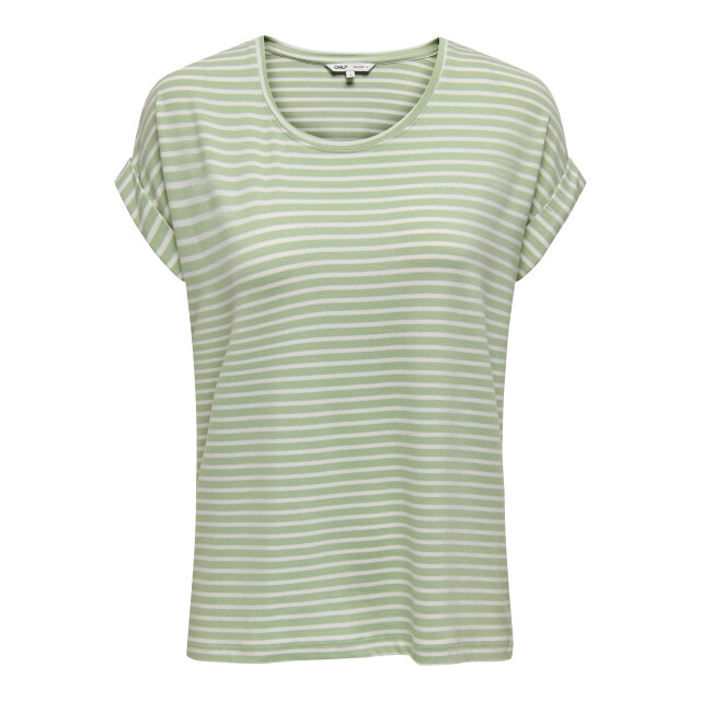 Only Onlmoster stripe s/s o-neck top jrs 15206243 large