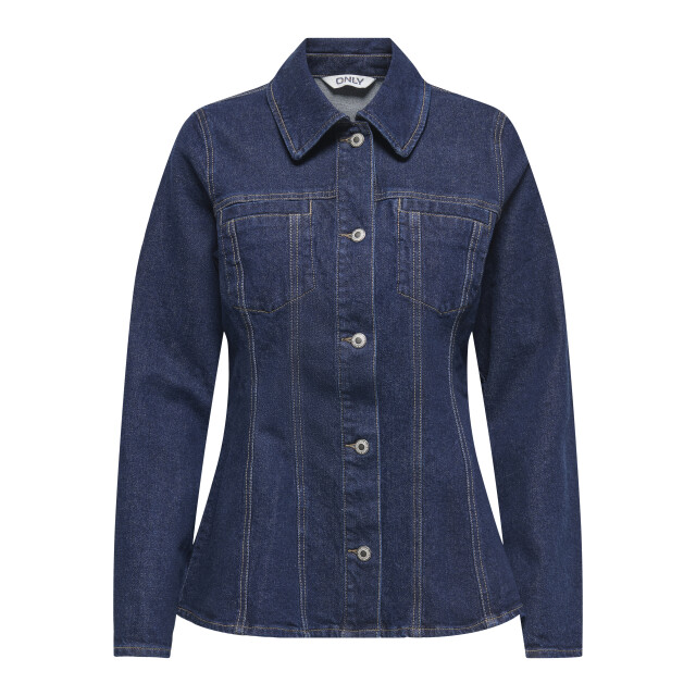 Only Onlelle l/s fitted dnm jacket gua 15355061 large