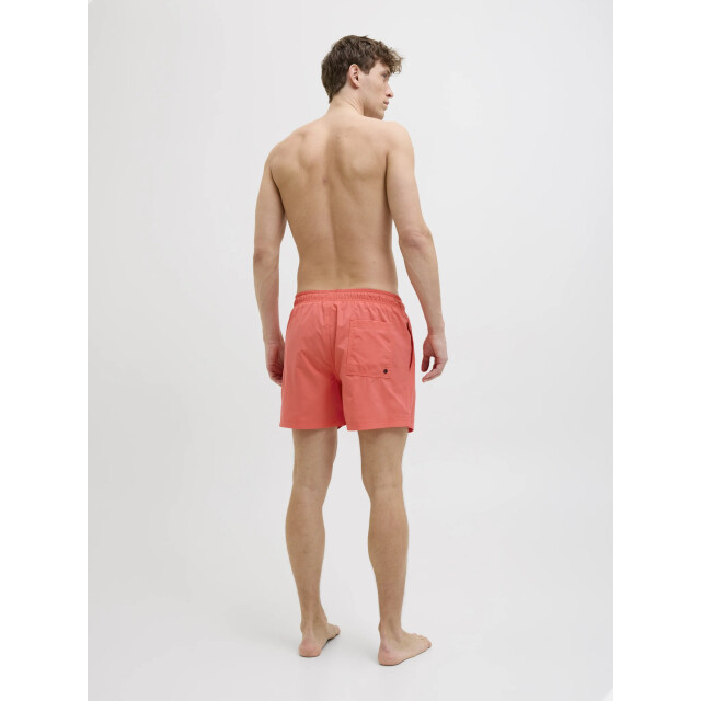 Jack & Jones Heren zwemshort jpstmaui jjswim effen hot coral 12272776-Hot Coral large