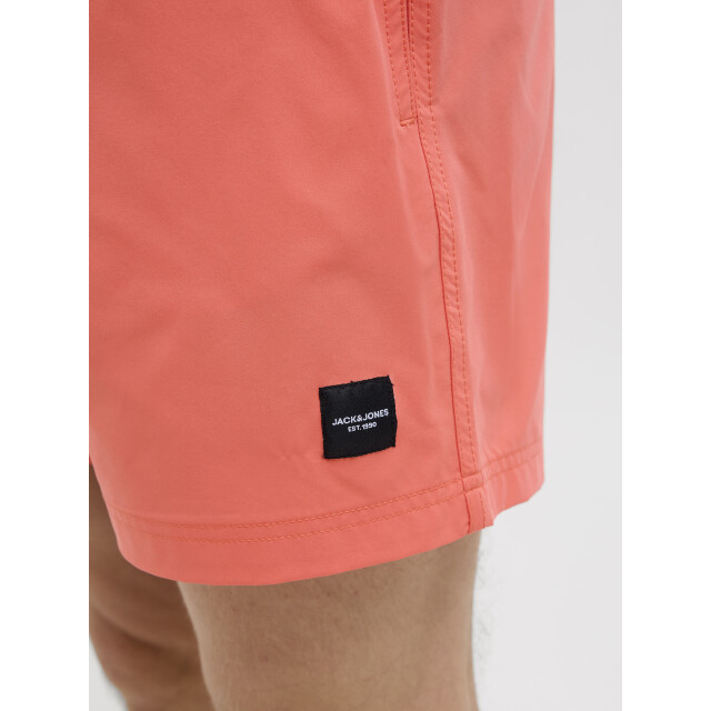 Jack & Jones Heren zwemshort jpstmaui jjswim effen hot coral 12272776-Hot Coral large