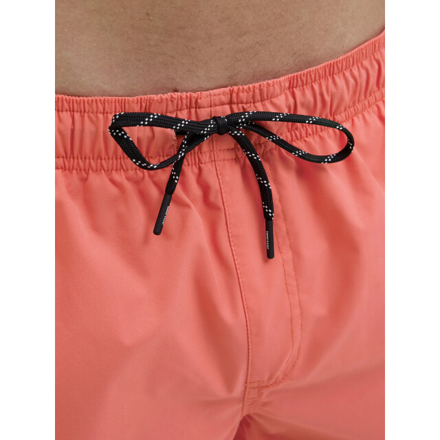Jack & Jones Heren zwemshort jpstmaui jjswim effen hot coral 12272776-Hot Coral large