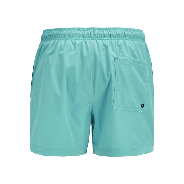Jack & Jones Heren zwemshort jpstmaui jjswim effen turquoise 12272776-Scuba Blue large