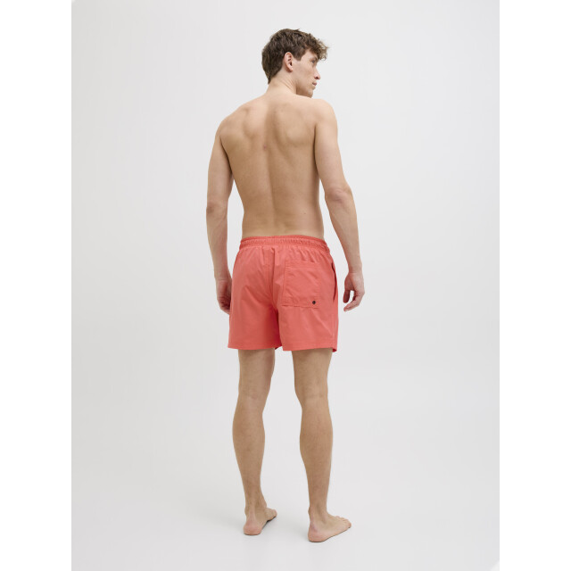 Jack & Jones Heren zwemshort jpstmaui jjswim effen hot coral 12272776-Hot Coral large