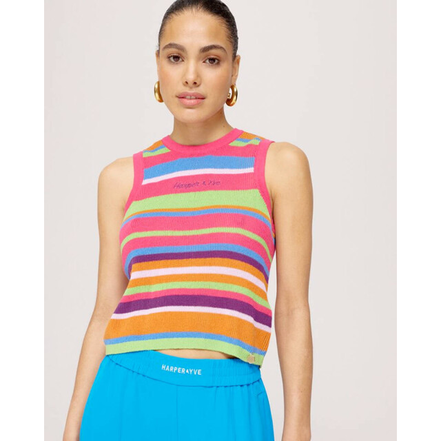 Harper & Yve Top korte mouw ss25nj400 lo Harper & Yve Top korte mouw SS25NJ400 LO large