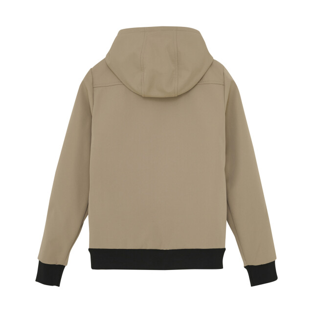 Indian Blue Zomer softshell jas jongens - capuchon 960274-2192-Desert Sand large