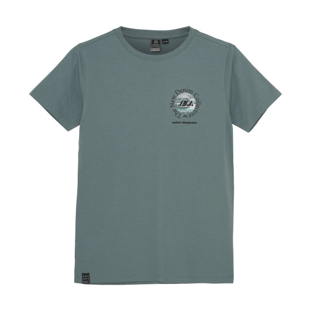 Indian Blue Zomer t-shirt s/s jongens - print 960230-7707-Stormy Sea large