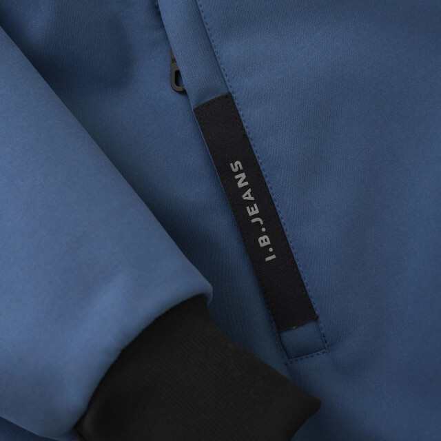 Indian Blue Zomer softshell jas jongens - capuchon 960274-7584-Washed Blue large