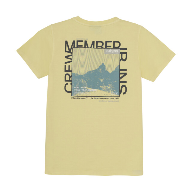 Indian Blue Zomer t-shirt s/s jongens - print 960206-3501-Lemonade large