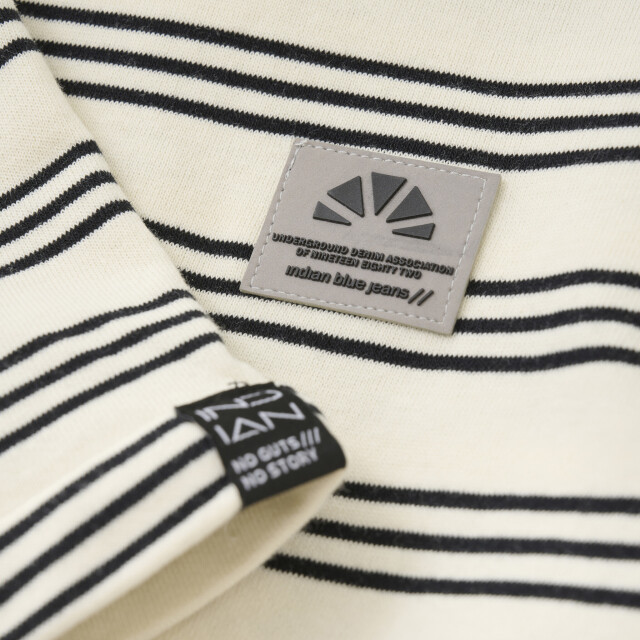 Indian Blue Zomer t-shirt s/s jongens - gestreept 960130-1902-White large