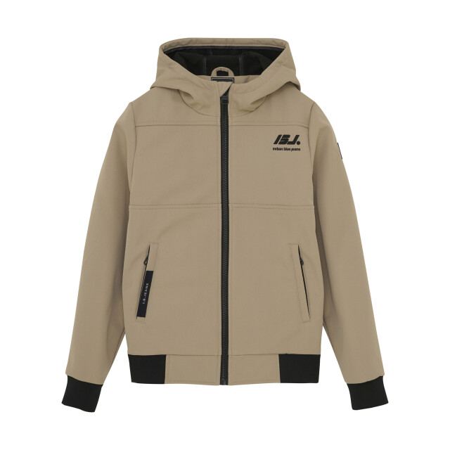 Indian Blue Zomer softshell jas jongens - capuchon 960274-2192-Desert Sand large