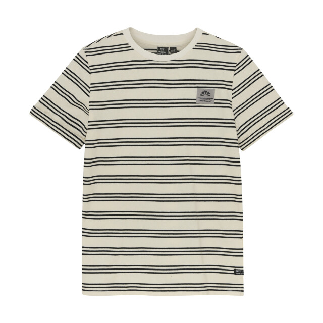 Indian Blue Zomer t-shirt s/s jongens - gestreept 960130-1902-White large
