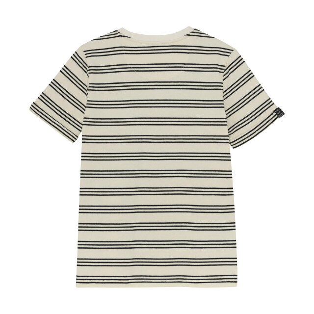 Indian Blue Zomer t-shirt s/s jongens - gestreept 960130-1902-White large