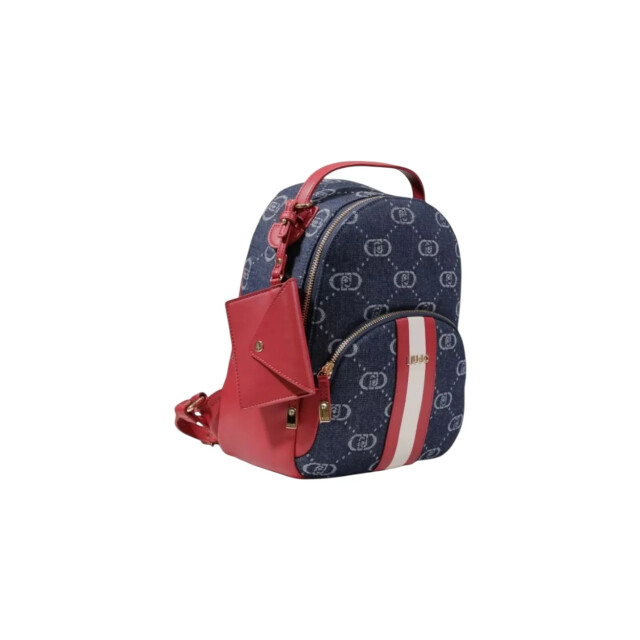 Liu Jo Tas dames Liu Jo Blauw Denim Jacquard Rugzak large