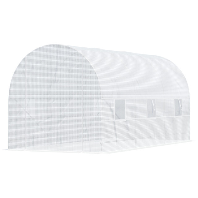 4goodz Outsunny tunnelkas foliekas kweekkas 450x200x200 cm - 3157920 large