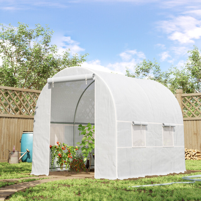 4goodz Outsunny tunnelkas foliekas kweekkas 250x200x200 cm - 3157918 large