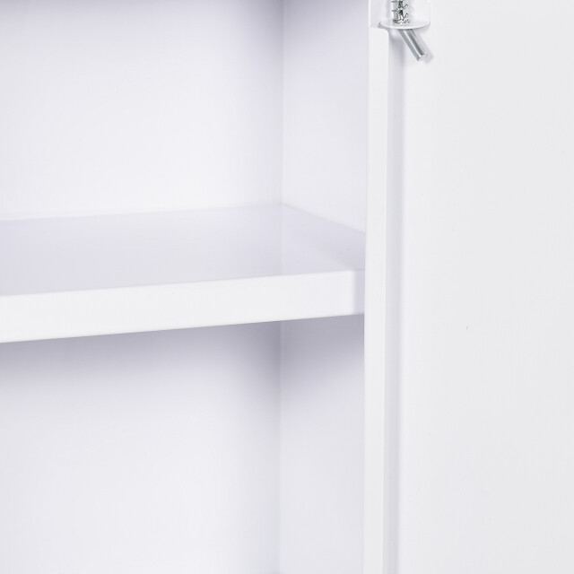 4goodz Medicijnkastje ehbo-kastje met slot rvs 15x40x53 cm - 3156455 large