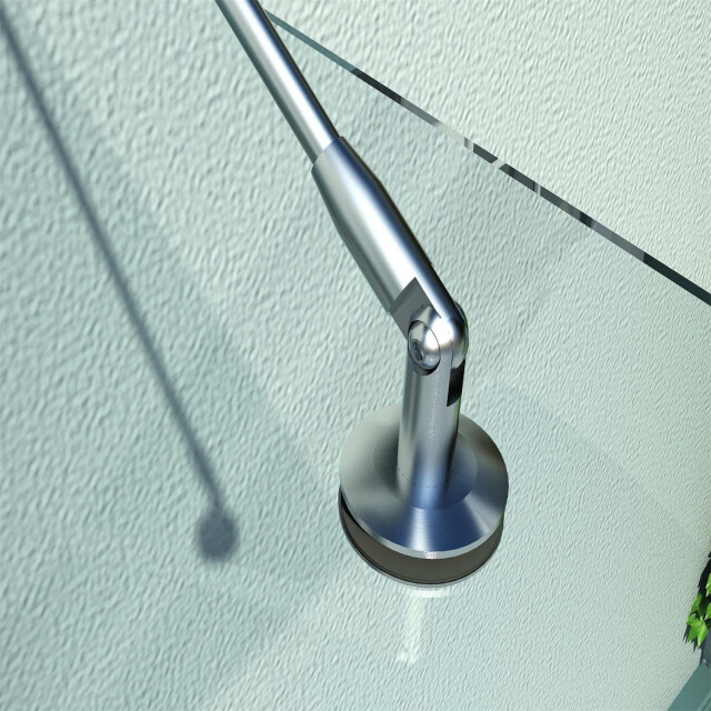4goodz Glazen deurluifel gehard glas met rvs 150x90 cm 3157914 large