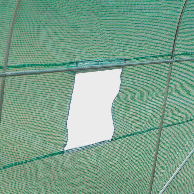 4goodz Outsunny tunnelserre foliekas met gaasplastic 445xx190 cm 3157916 large