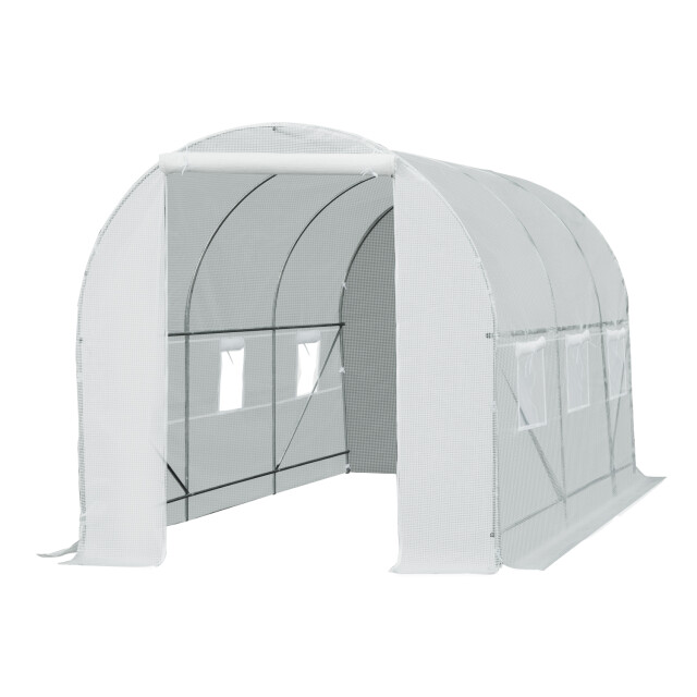 4goodz Outsunny tunnelkas foliekas kweekkas 450x200x200 cm - 3157920 large