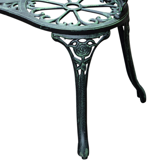 4goodz Metalen 2-zits tuinbank zitbank antieke bank 3156457 large