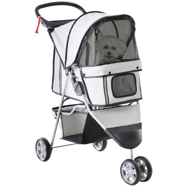 4goodz Luxe hondenkar hondenbuggy met verstelbare stuurhoogte - 3157927 large