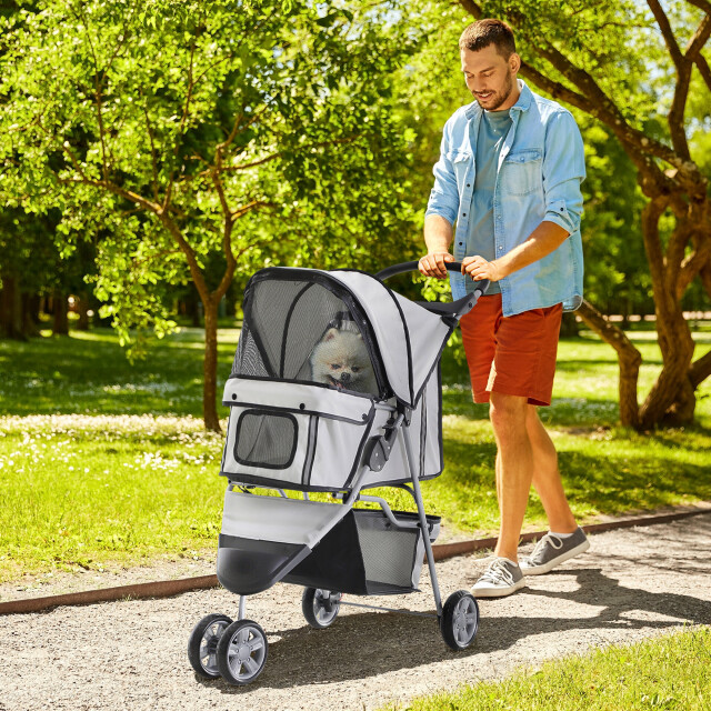 4goodz Luxe hondenkar hondenbuggy met verstelbare stuurhoogte - 3157927 large