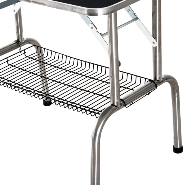 4goodz Pawhut trimtafel hond hoogteverstelbaar opbergkorf zwart 3157928 large