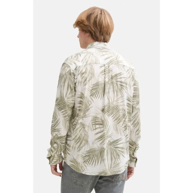 Tom Tailor Relaxed viscose linen shirt 1045190 large