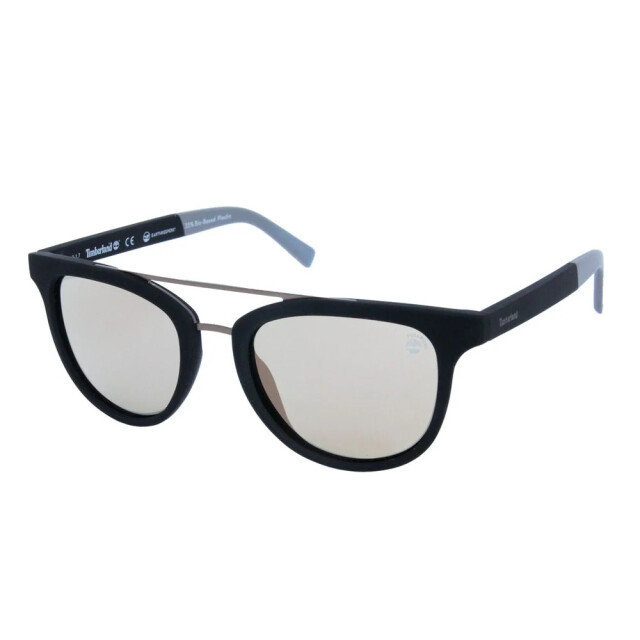 Timberland Zwarte plastic zonnebril voor dames Timberland Zwarte Zonnebril large