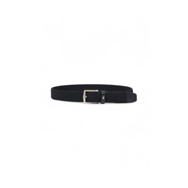 Tommy Hilfiger Riem heren met gesp cm Tommy Hilfiger Zwart Riem Met Logo large