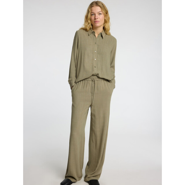 Selected Femme slfviva-gulia hw long sun pant noos 16089062 vetiver 06541.369.0087 large