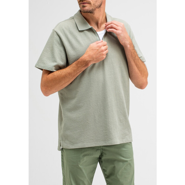 Butcher of Blue m2422004 adrien loose zip polo M2422004 large