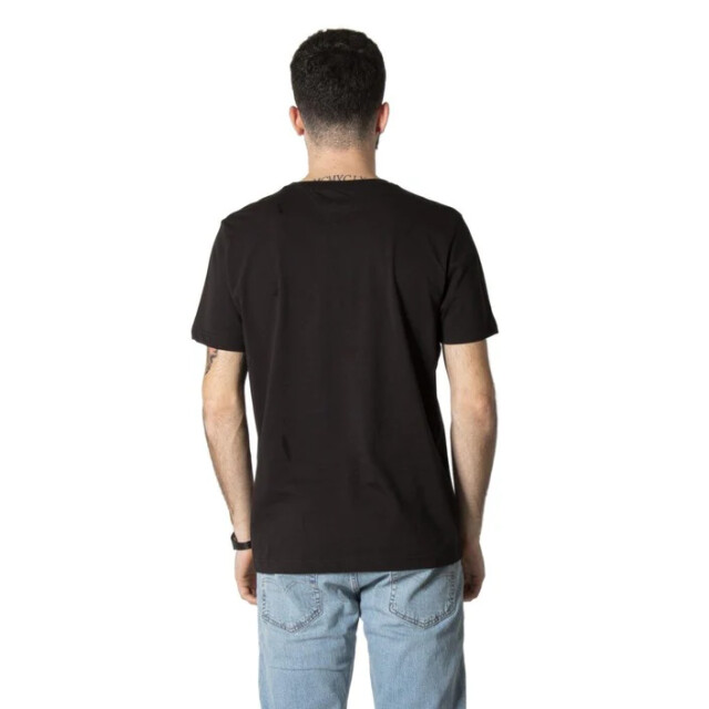 Tommy Hilfiger T-shirt heren katoen Tommy Hilfiger Jeans Zwart Basic T-shirt Met Logo large