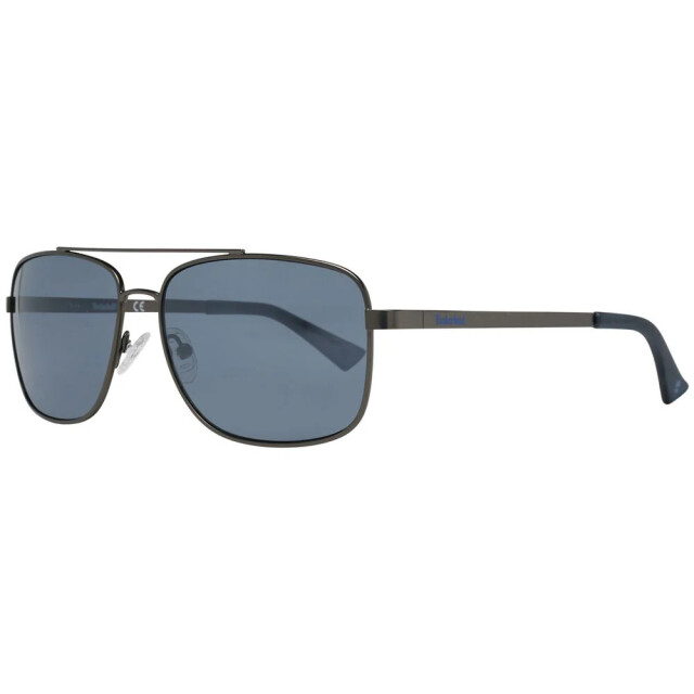 Timberland Zwarte metalen zonnebril voor mannen Timberland Zwart Metalen Zonnebril large