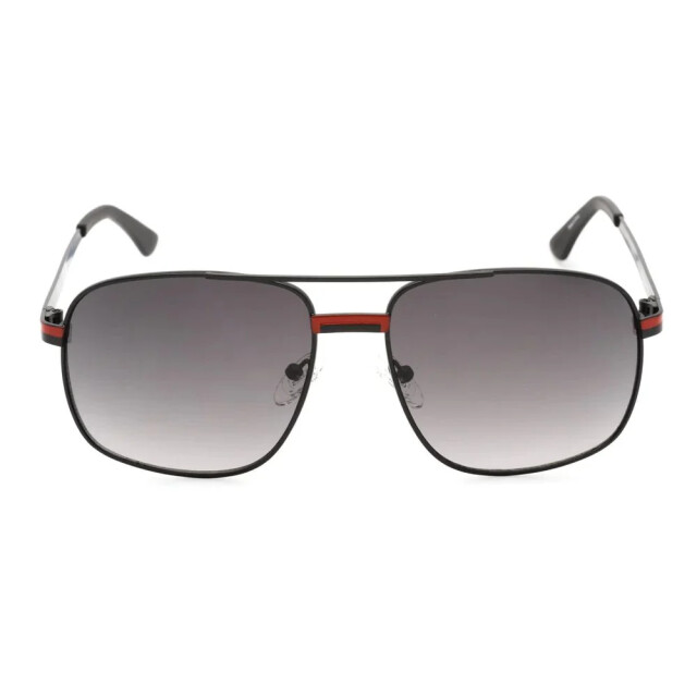Guess Zwarte metalen zonnebril voor mannen Guess Zwarte Metalen Zonnebril Voor Mannen large