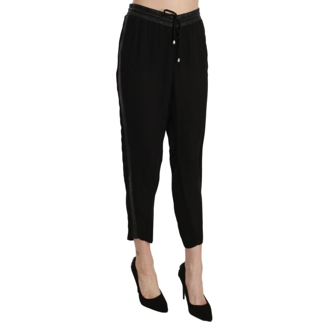 Guess Chic hoge taille cropped broek in elegant Guess Chic Hoge Taille Cropped Broek in Elegant Zwart large