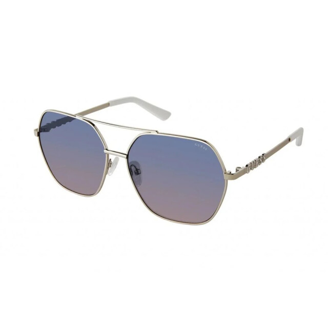 Guess Grijze metalen zonnebril voor vrouwen Guess Grijze Metalen Zonnebril Voor Vrouwen large